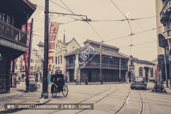 老上海場(chǎng)景民國(guó)建筑