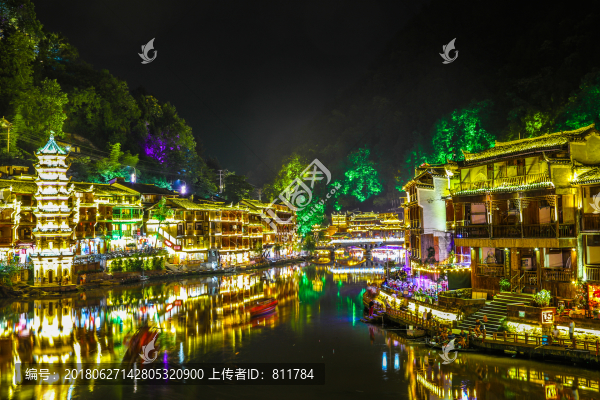 鳳凰古城夜景