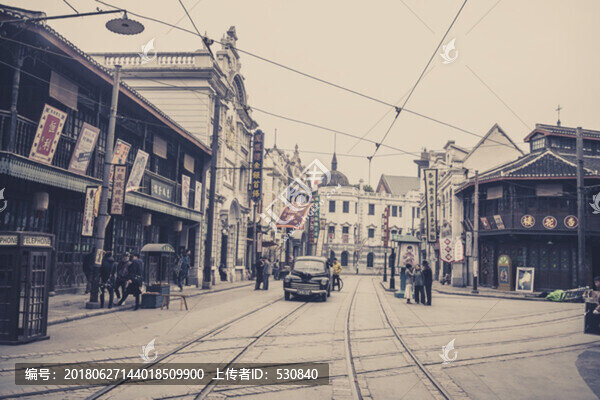 老上海街景