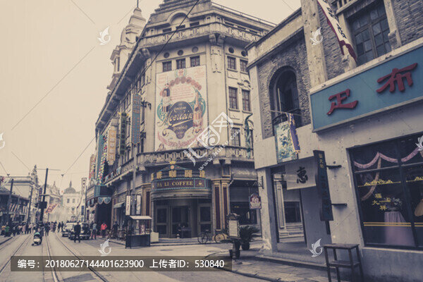 老上海街景