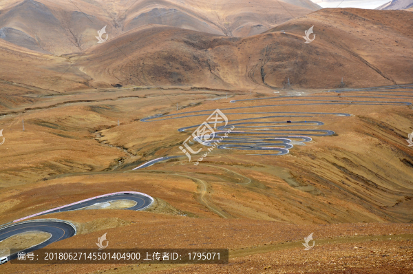 西藏珠穆朗瑪峰路高清大圖