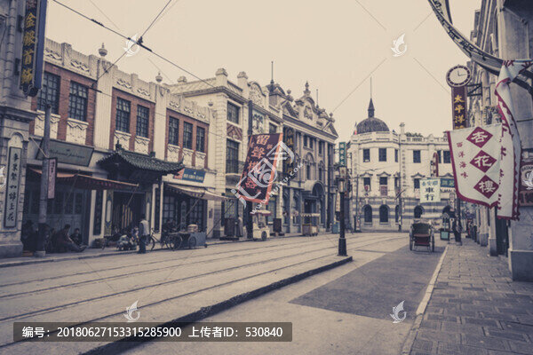 老上海民國建筑場景