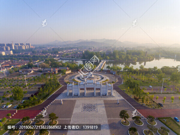 航拍臨沂市莒南縣天佛風景名勝區(qū)