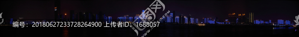 武漢長(zhǎng)江江景夜景