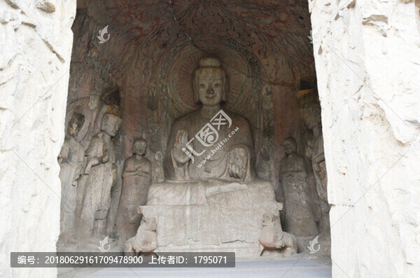 龍門石窟賓陽三洞之賓陽中洞