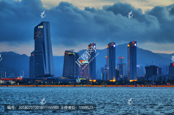 珠海拱北夜景