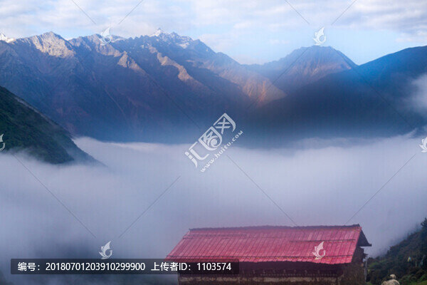 貢嘎寺云海