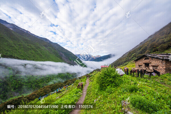 貢嘎寺云海