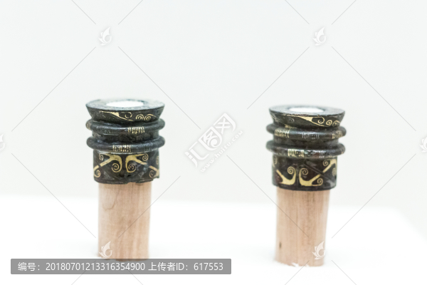 戰(zhàn)國時期錯金銀紋車飾