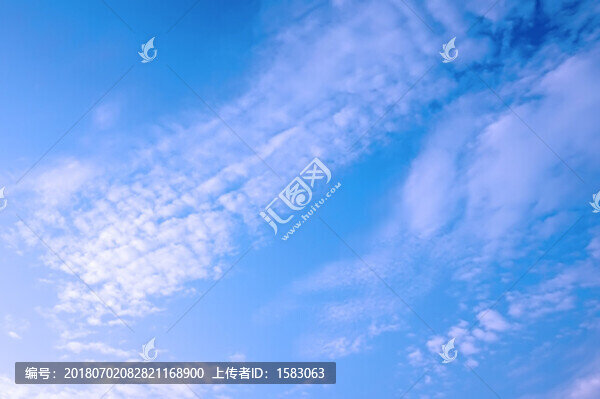 藍(lán)天白云背景素材