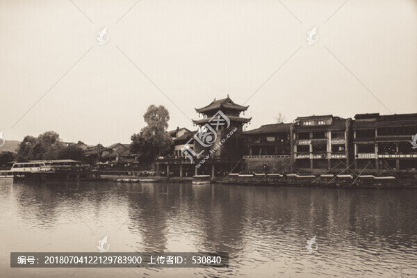 四川古鎮(zhèn)老碼頭