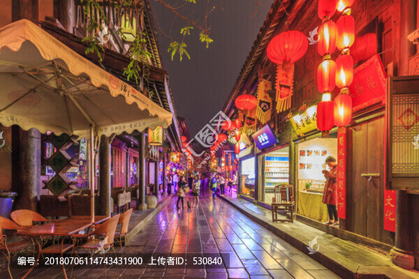 錦里古鎮(zhèn)夜景