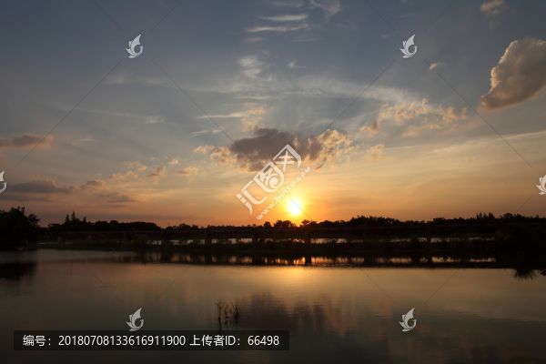 農(nóng)村晚霞