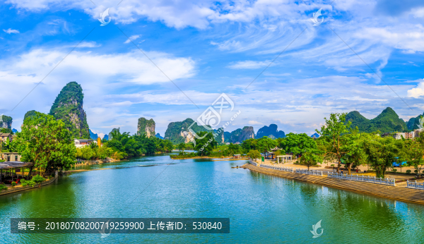 桂林山水風(fēng)光全景大畫(huà)幅