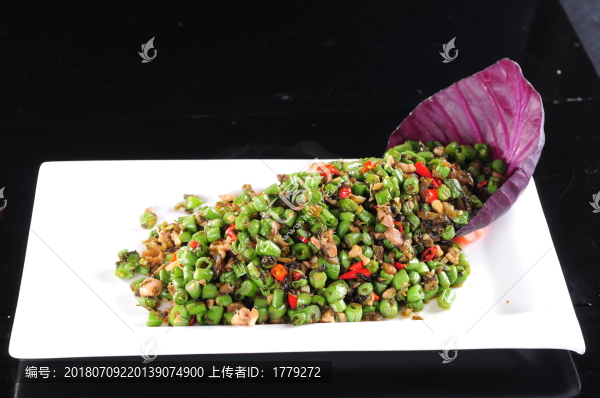 橄欖菜炒四季豆