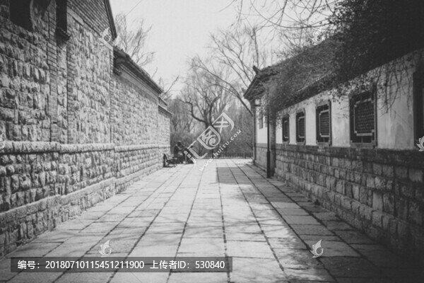 老濟(jì)南大明湖懷舊照片