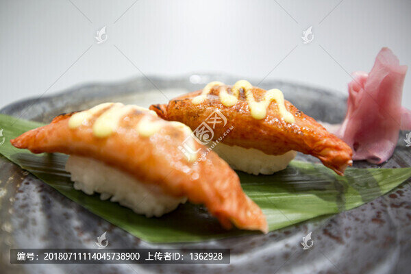 火焰蟹棒壽司
