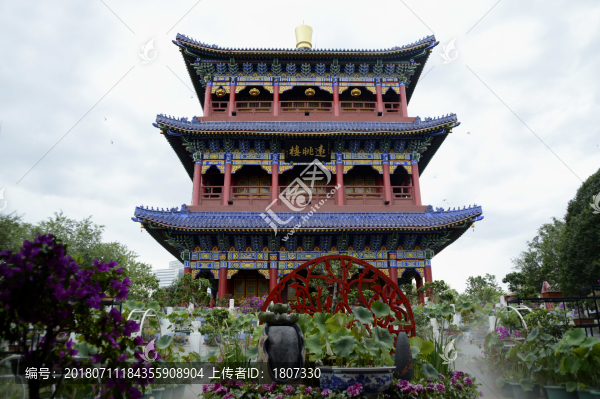 古建筑眺望樓