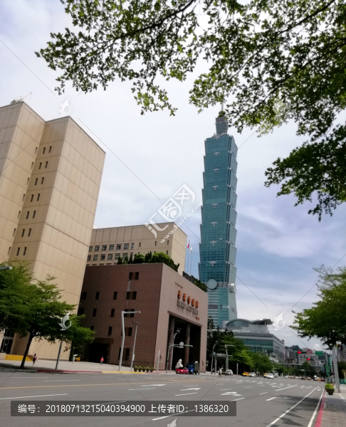 臺灣臺北101大樓地標性建筑