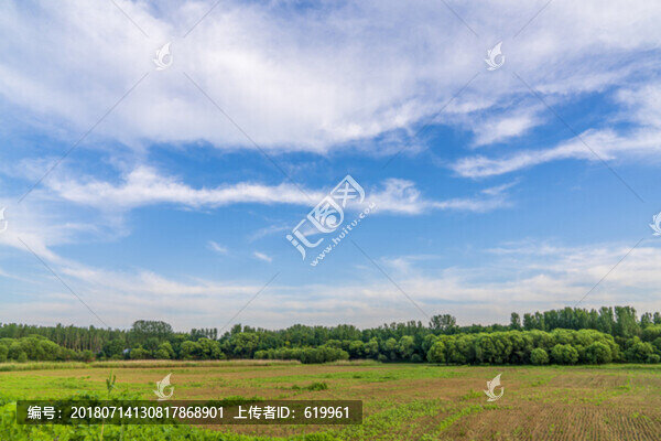 藍天白云風景