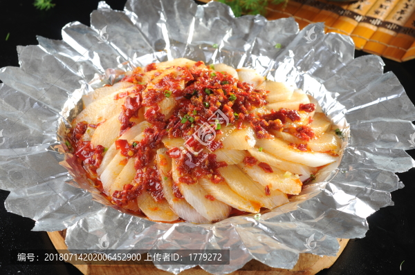 鐵板焗山藥