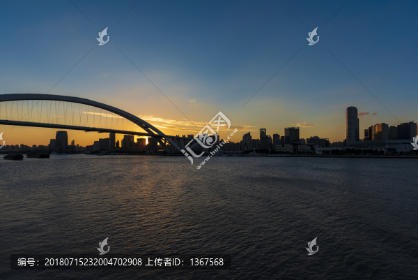 城市晚霞風(fēng)光