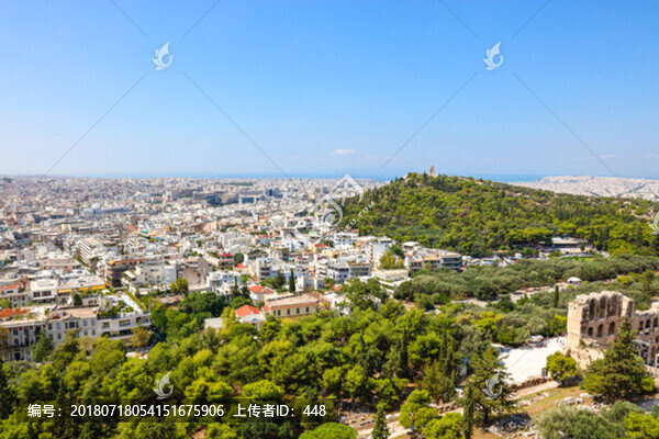 雅典城市俯瞰