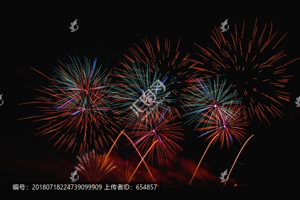 煙花煙火背景紋理