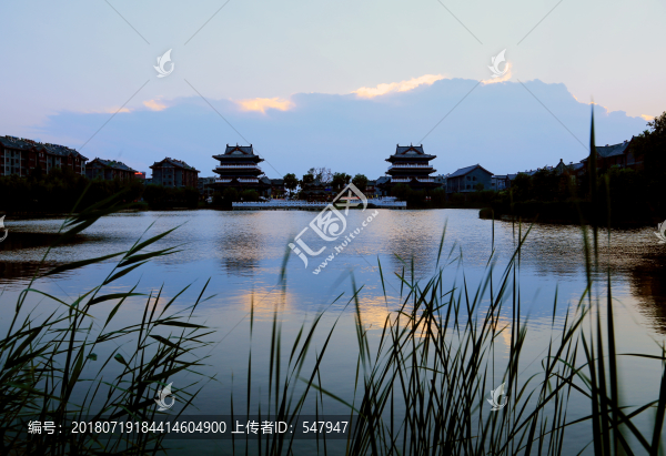 紫匯湖風光