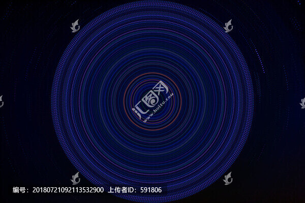 同心圓旋轉(zhuǎn)效果星軌素材