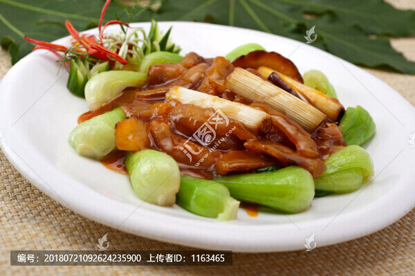 大蔥燒黃玉參