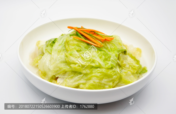 白灼西生菜