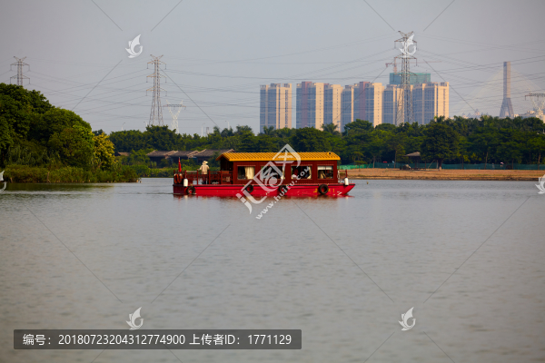 公園小船