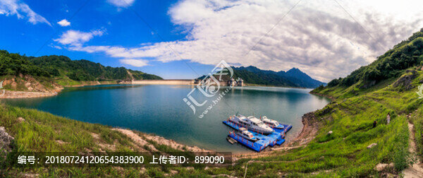 都江堰紫坪鋪全景