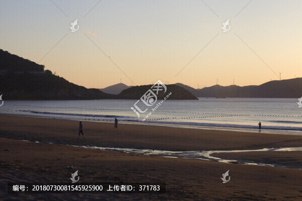 大海日出