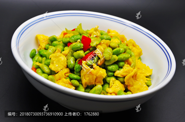 毛豆炒蛋