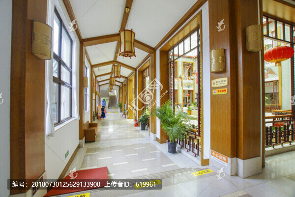 濰坊世界風(fēng)箏博物館走廊景觀