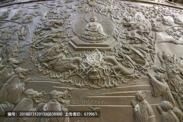 濰坊金泉寺浮雕