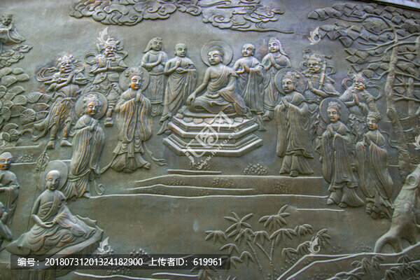 濰坊金泉寺浮雕