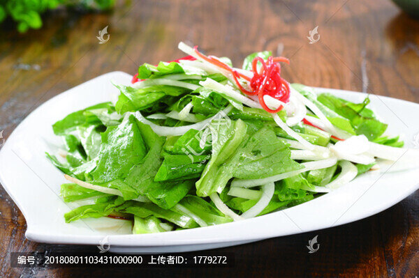 涼拌油麥菜