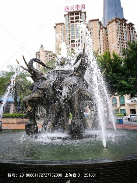 大象噴泉