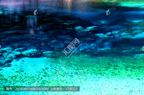 九寨溝的水
