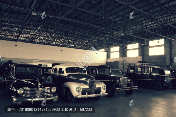 老上海街景老爺車