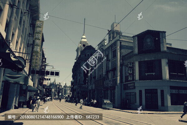 老上海街景