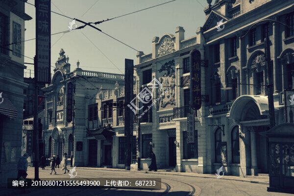 老上海街景