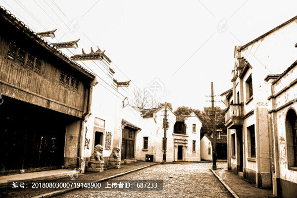 老上海街景