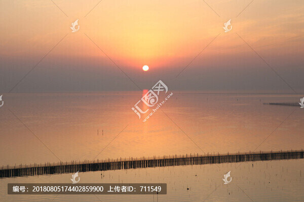 太湖落日