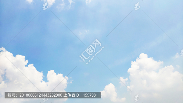 藍天白云