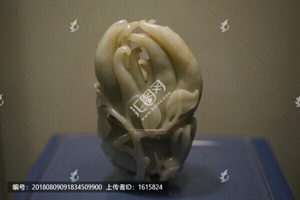 清代青玉佛手
