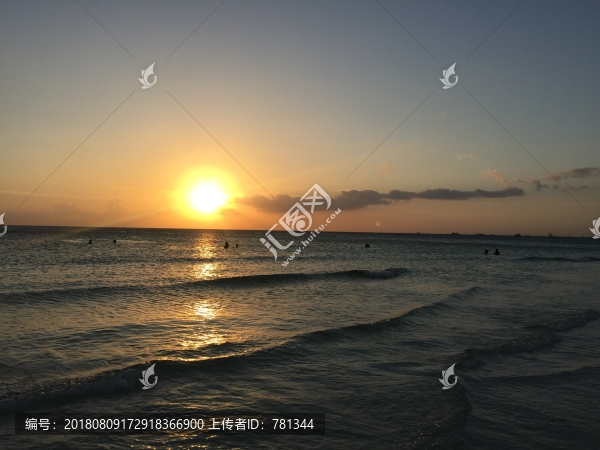 長攤島晚霞